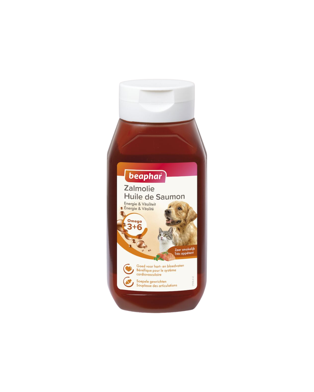 Huile de Saumon 430 ml – Pour Chiens et Chats – Beaphar