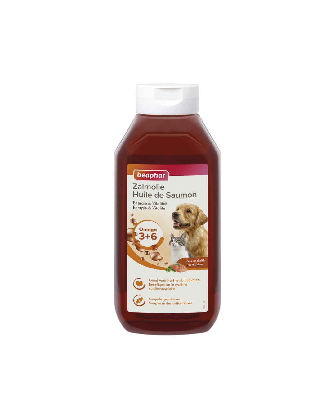Huile de Saumon 940 ml – Pour Chiens et Chats – Beaphar