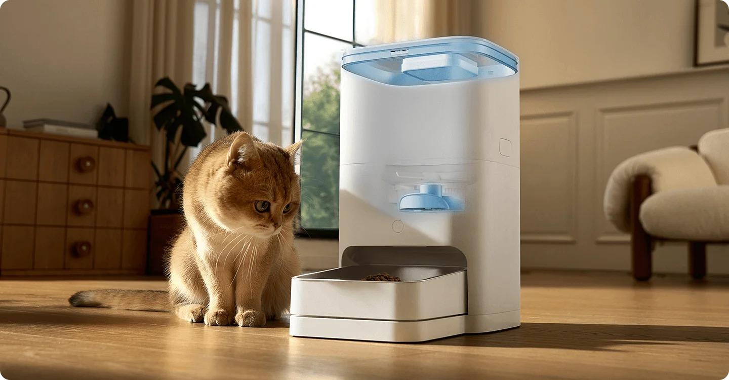 Alimentador automático inteligente Xiaomi para animais de estimação 2 / Controle por aplicativo