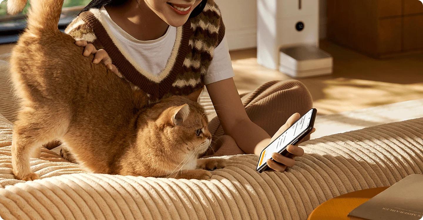 Alimentador automático inteligente Xiaomi para animais de estimação 2 / Controle por aplicativo