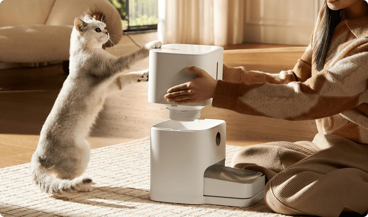 Alimentador automático inteligente Xiaomi para animais de estimação 2 / Controle por aplicativo