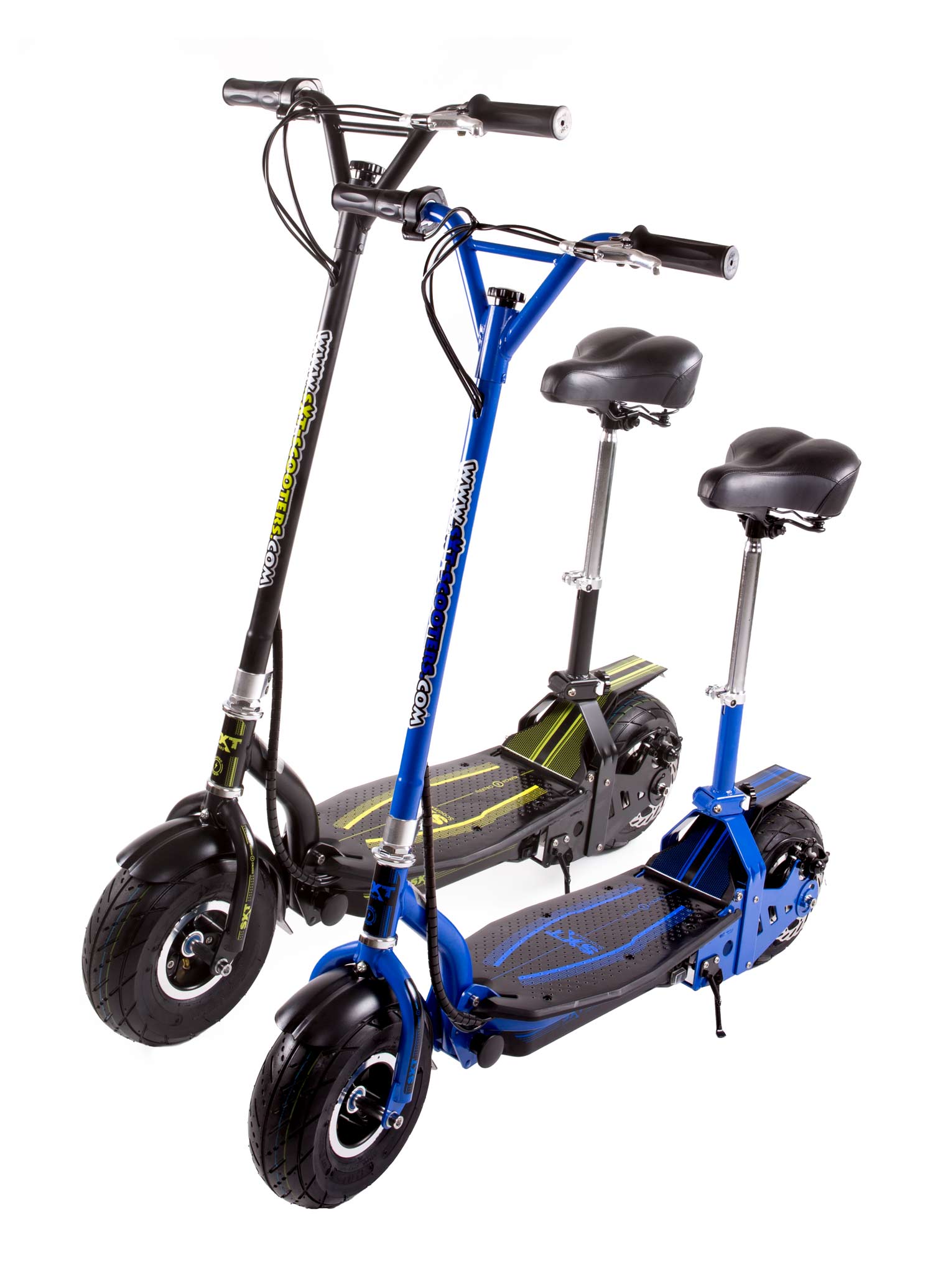 Scooter 100% elétrica, com assento