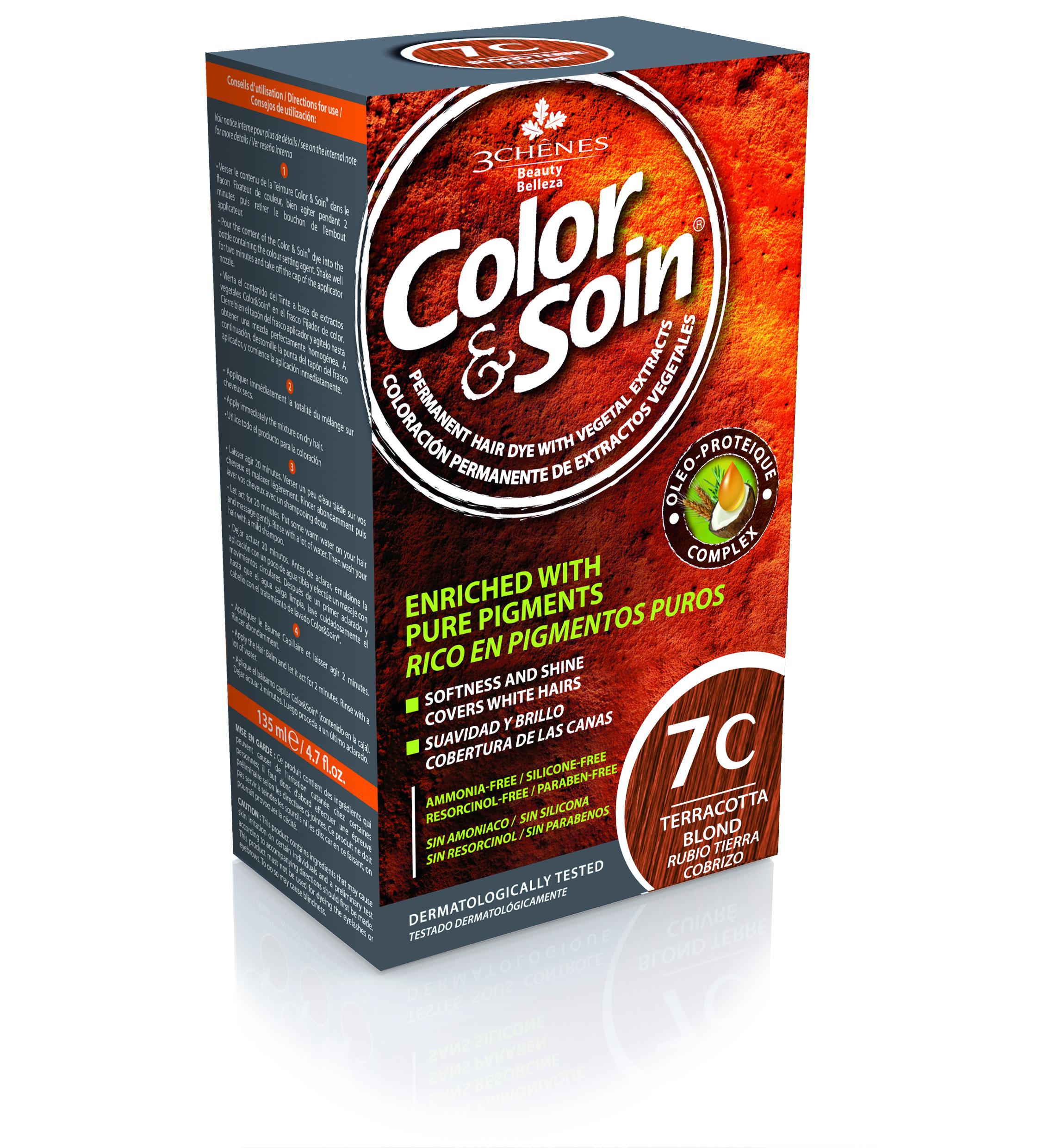 Color&Soin  7 C Louro Terra Acobreado