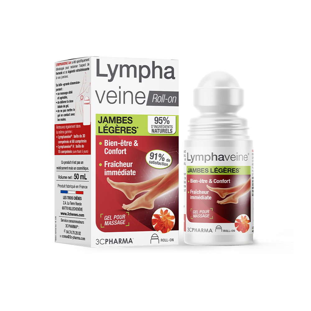 Lymphaveine Roll-On Gel de Massagem