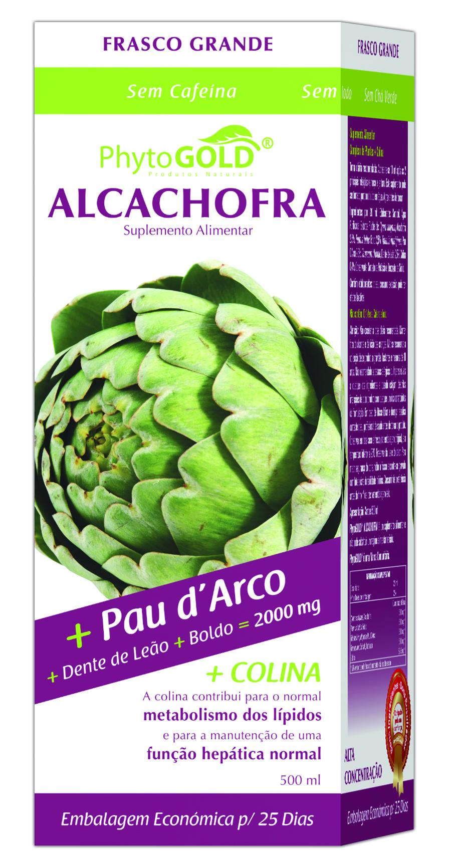 Alcachofra + Pau d´Arco + Boldo +Colina
