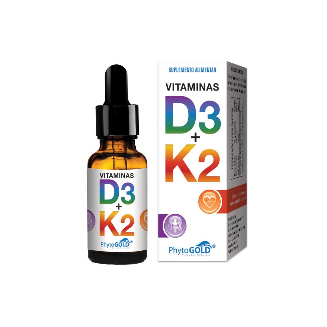 Vitaminas D3 +K2 Gotas