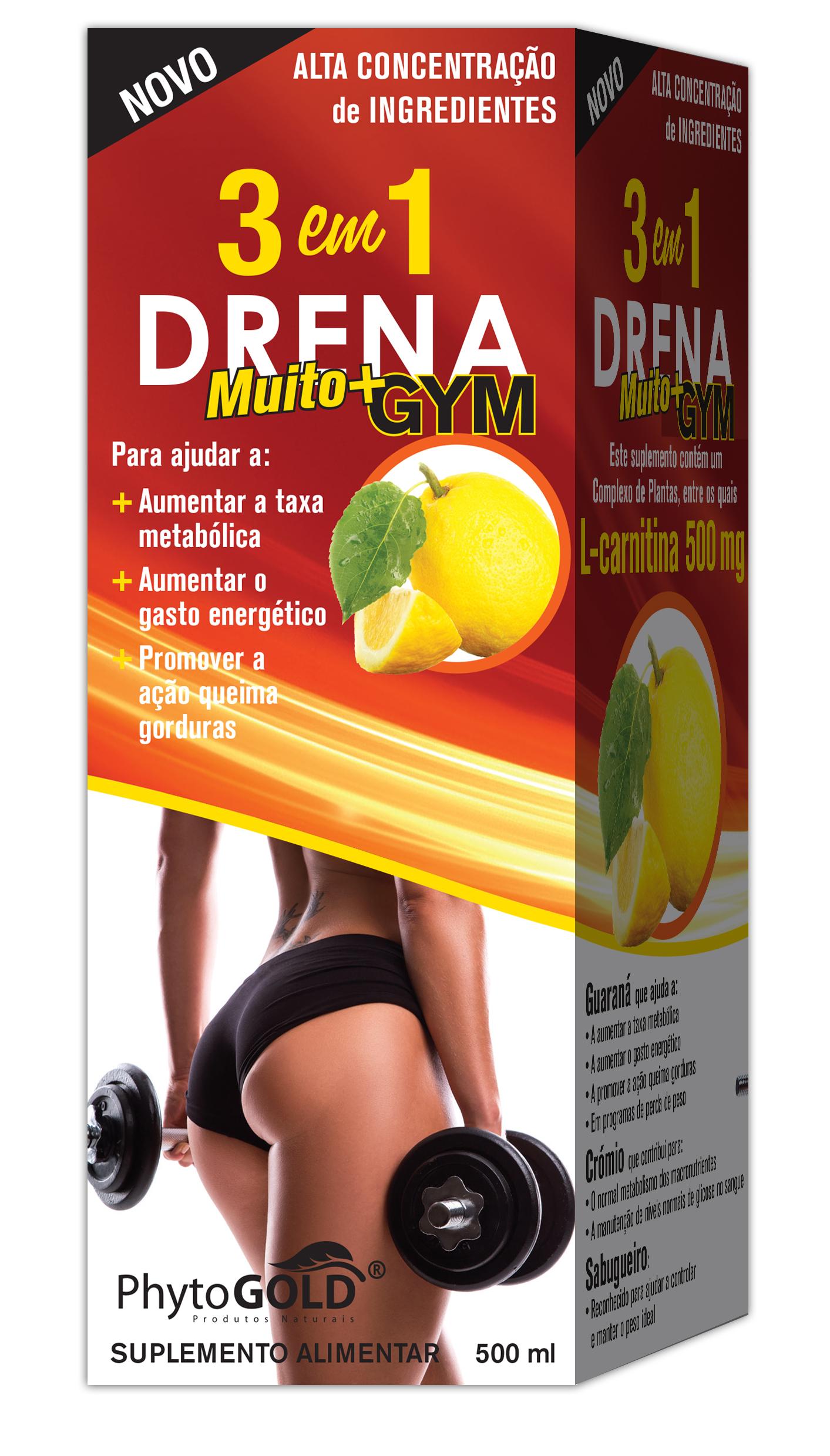 Drena 3 em 1 Gym (L-Carnitina)