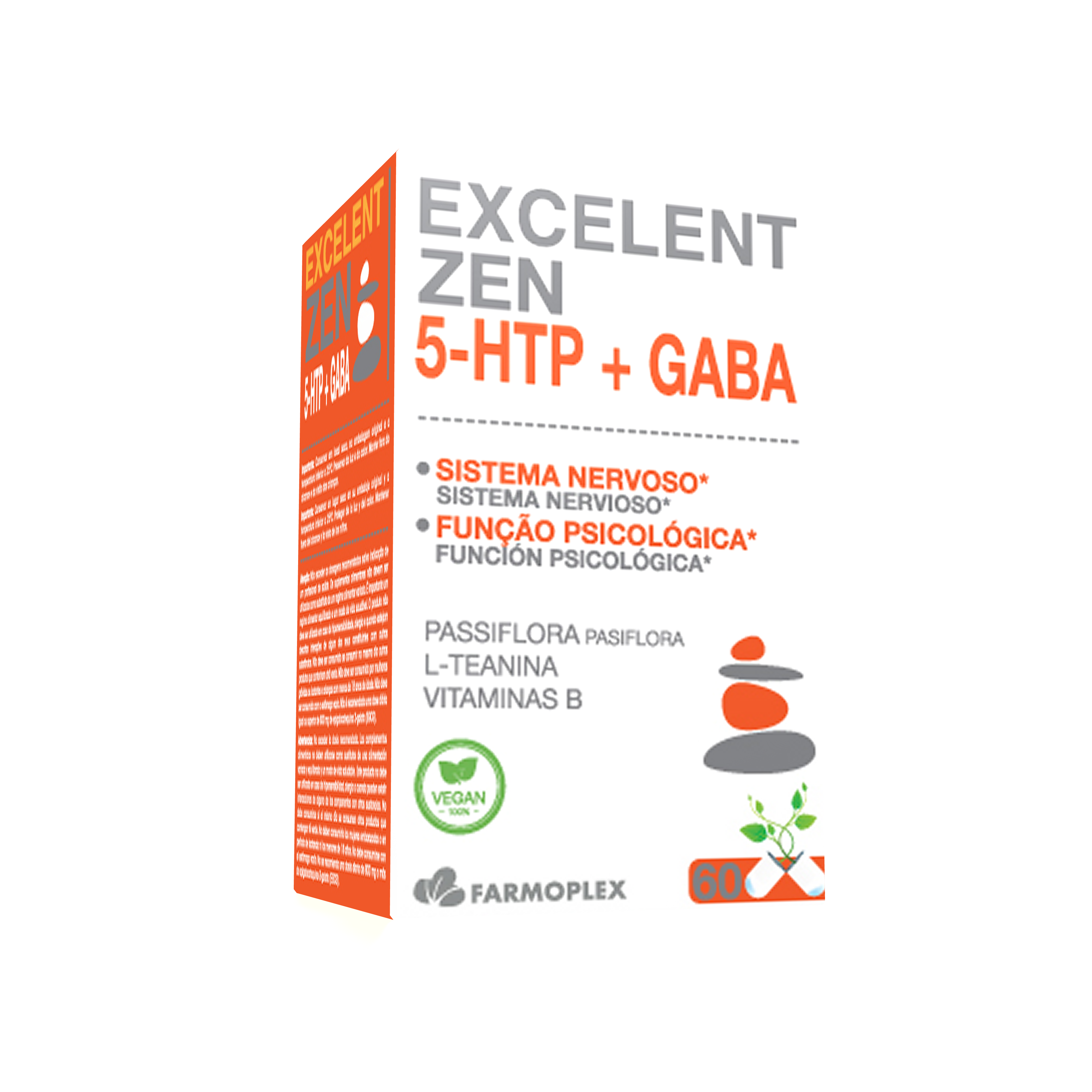 Excelent ZEN 5HTP+GABA Vegan