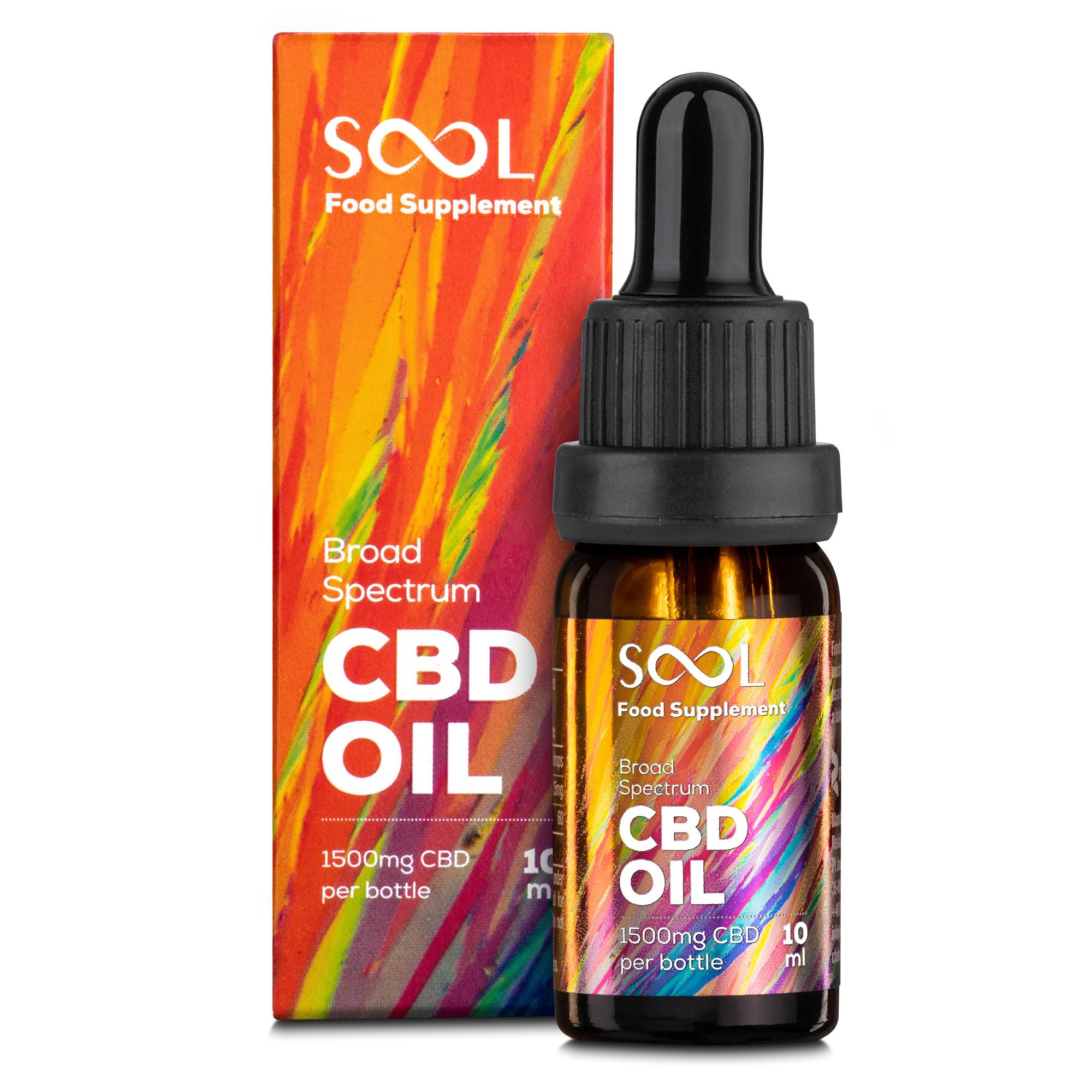 Óleo CBD 1500mg de amplo espectro - 15% CBD