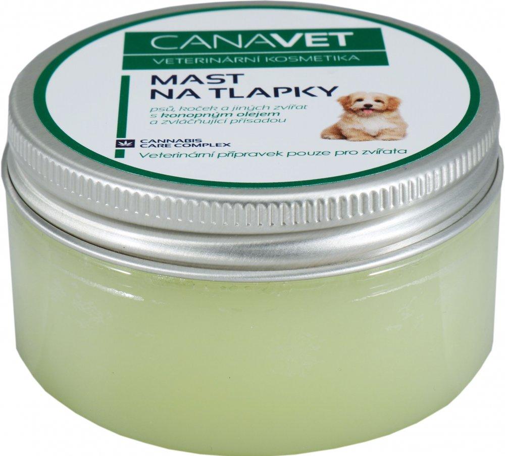 Canavet Pomada de cânhamo para patas com camomila embalagem de 100ml 