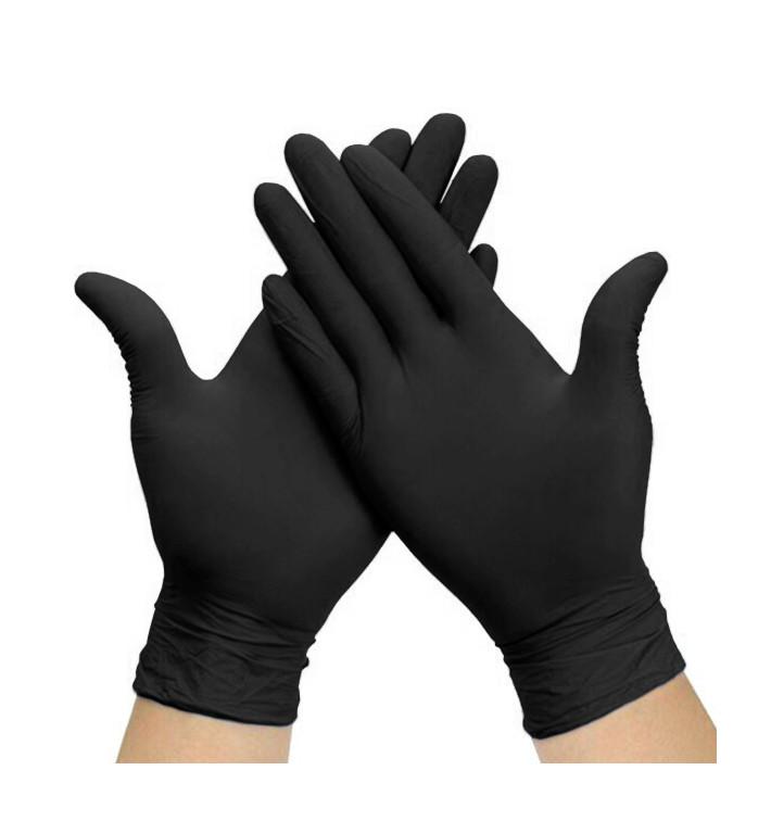 Luva Nitrilo Preto Extra forte (100und)