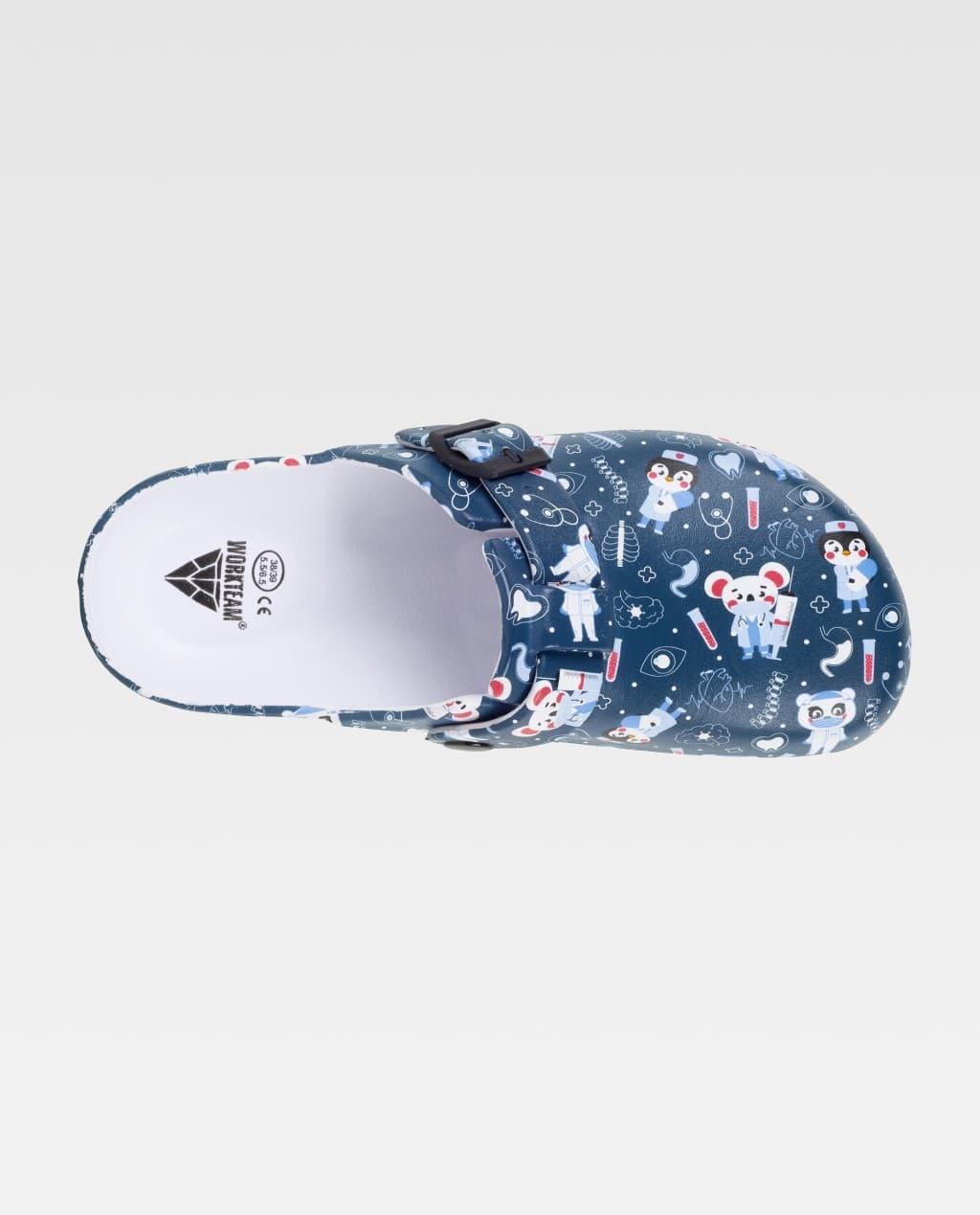 Socas estampadas ultraleve em EVA 