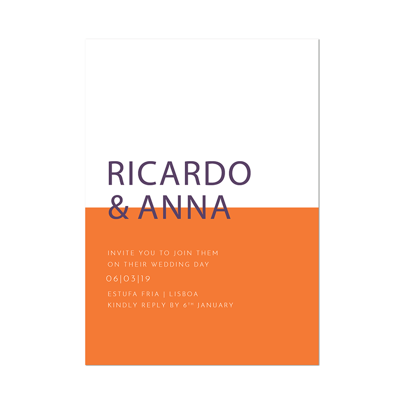 Printed Invitation ´POP´