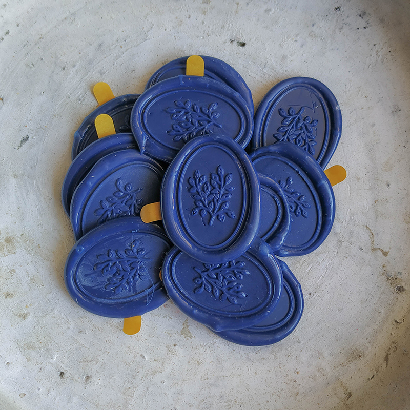 Wax seal Branches blue / 10 pack
