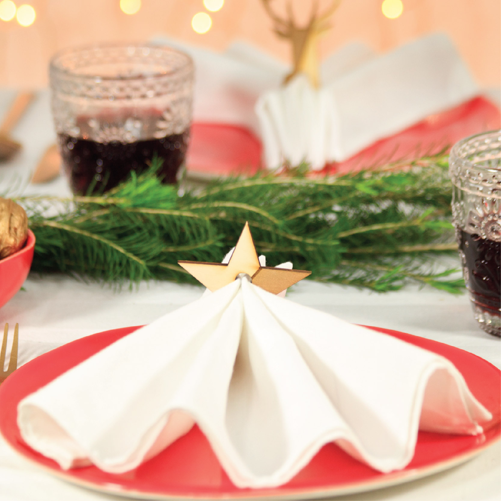 Star napkin holder