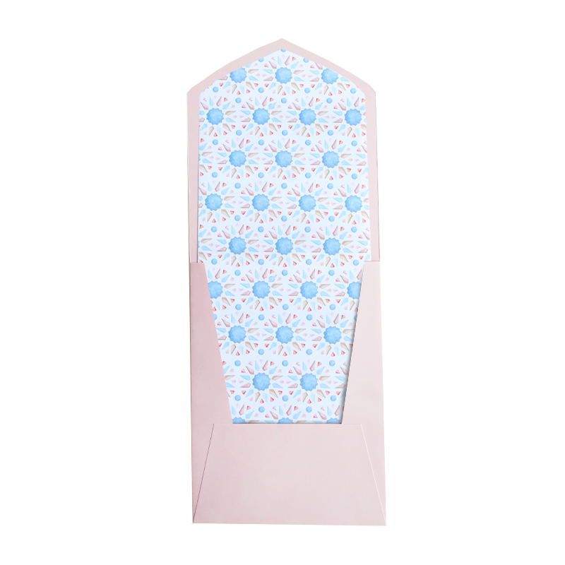 Soft pink + tiles liner