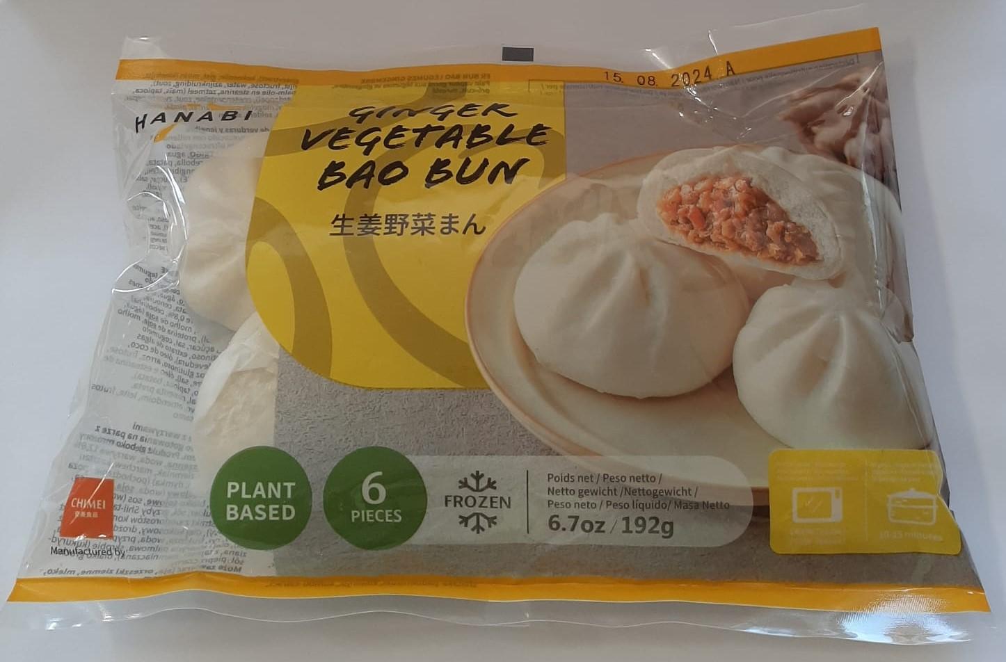 Pão Bao Vegetais e Gengibre 32gx6ud