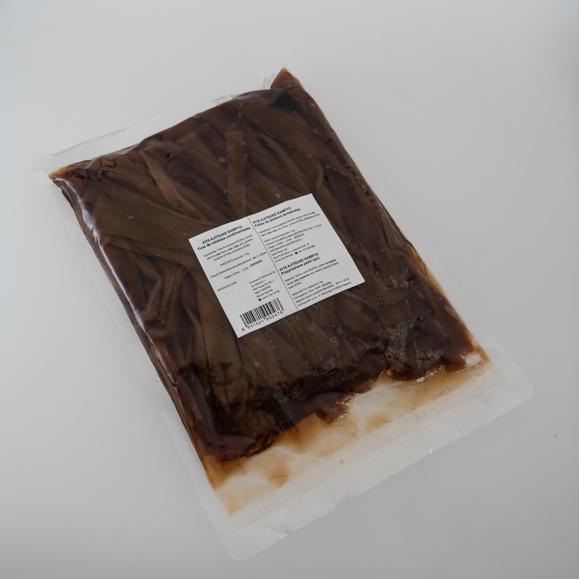 KAMPYO AJITSUKE/Tiras de abóbora preparada 1 Kg.