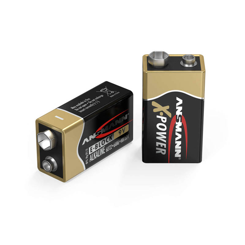 Pilha Ansmann X-Power Alcalina 9V Block