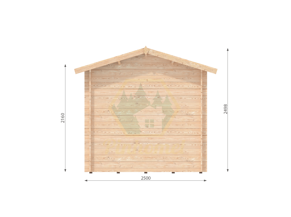 ERNA - 2.5 x 3.4m, 44mm  