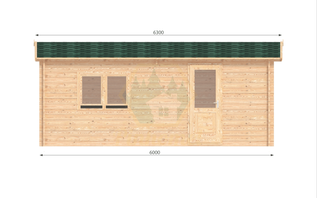 GARAGEM 4x6m - 44mm  