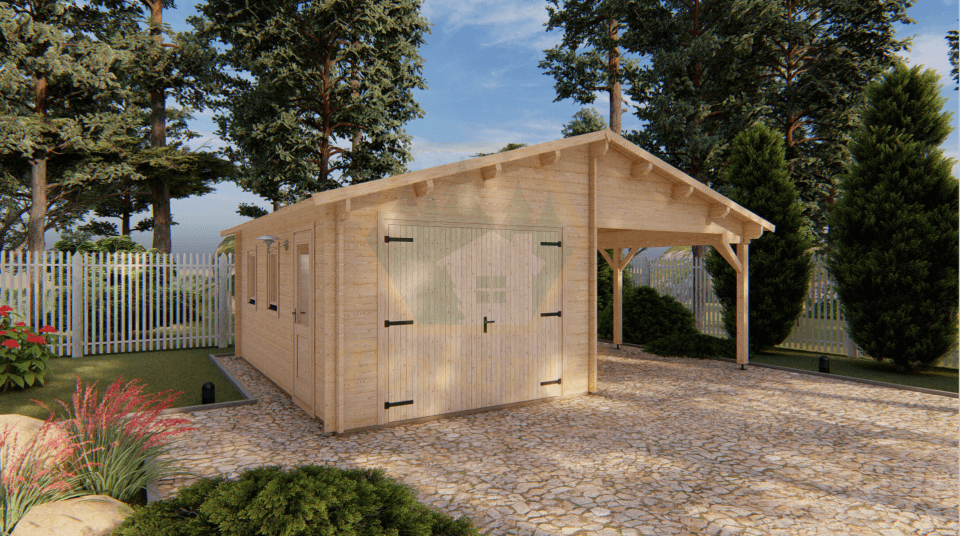 GARAGEM COM TELHEIRO 6.8x5.6m-44mm  