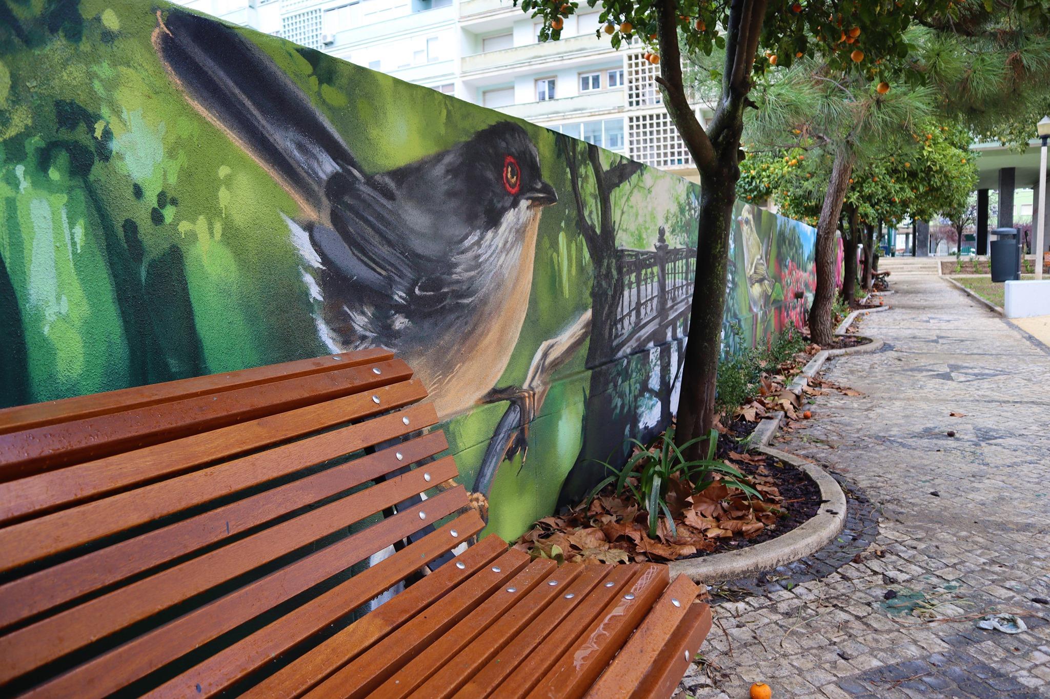 Ribeiro Telles eternizado por Styler num mural em Lisboa