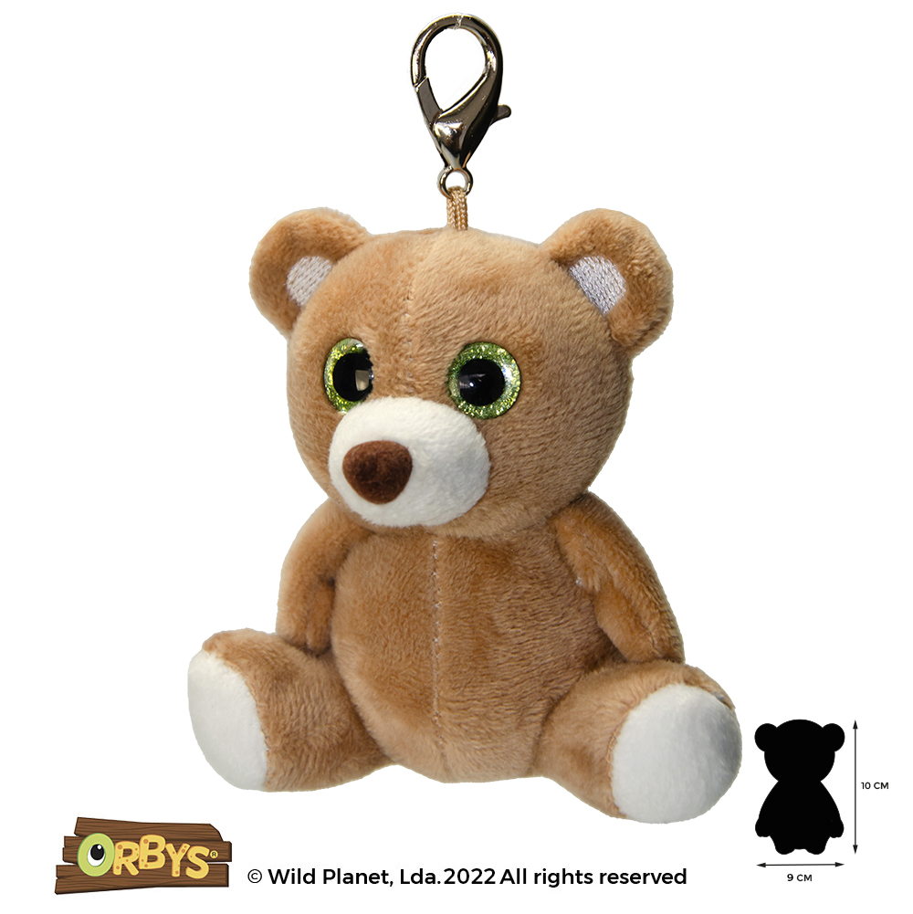 Porta Chaves de Peluche Urso Orbys