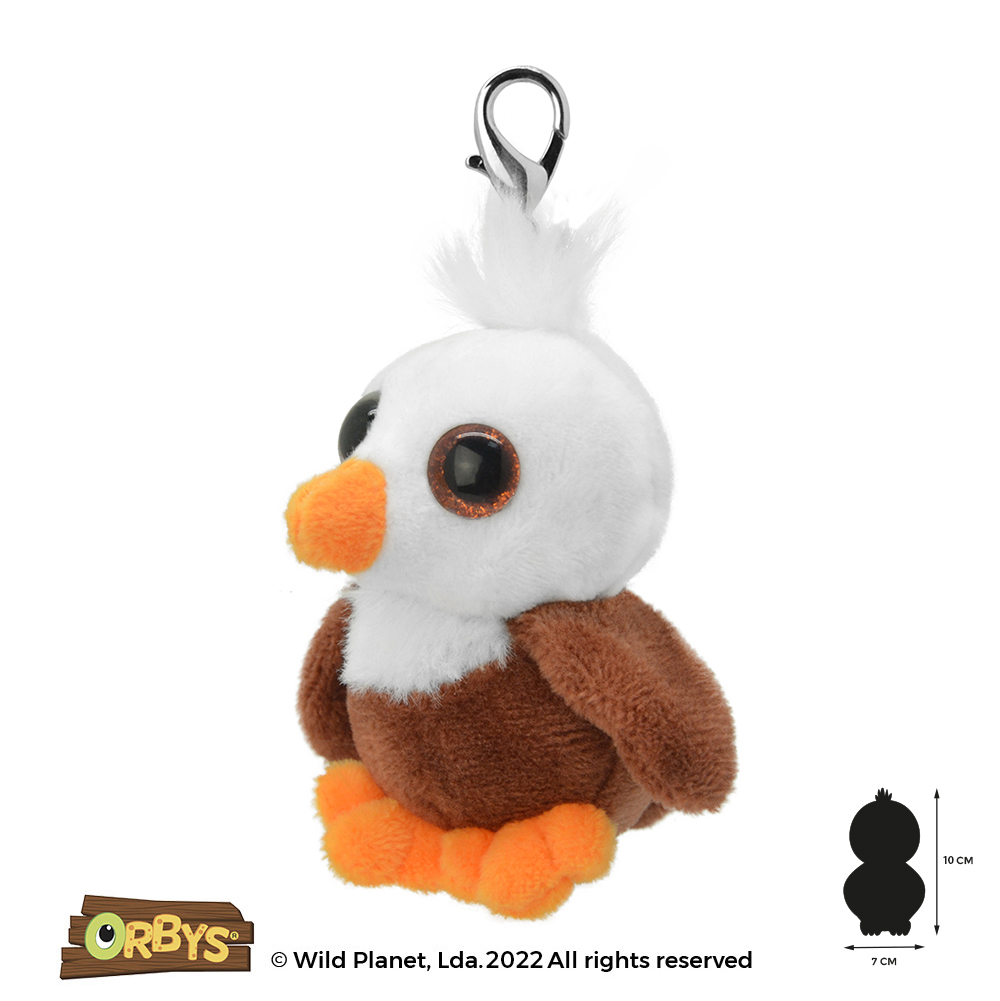 Porta-Chaves de Peluche Águia Orbys