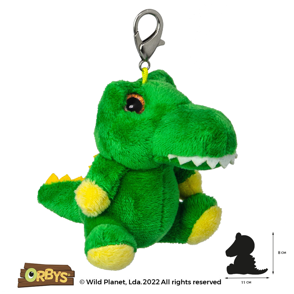 Porta-Chaves de Peluche Crocodilo Orbys