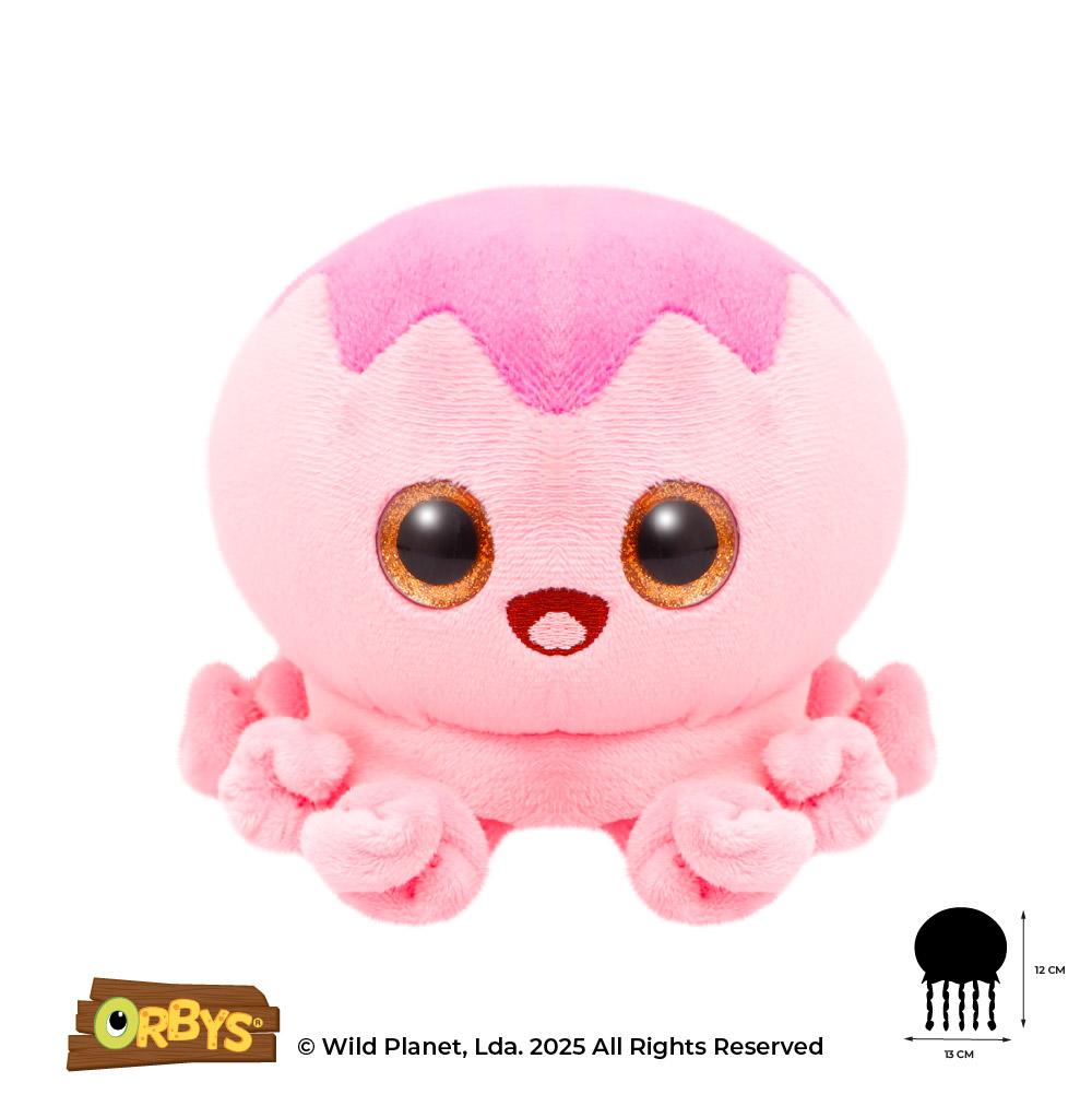 Peluche Medusa Rosa Orbys