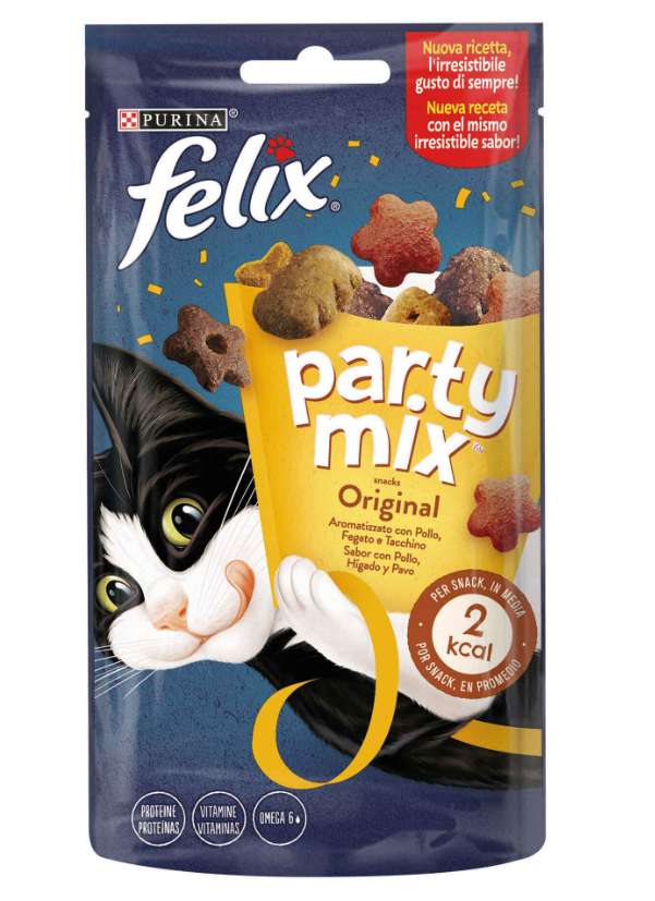 Snack para Gato Purina Felix Party Mix original 